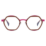 Fuchsia / Brun