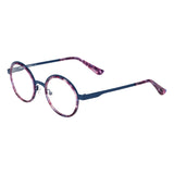 Bleu/Ecaille Fuchsia-Bleu