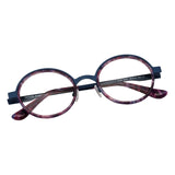 Bleu/Ecaille Fuchsia-Bleu